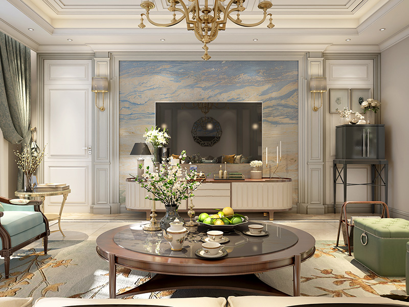 方林装饰美式风格家装案例 方林装饰美式风格家装案例